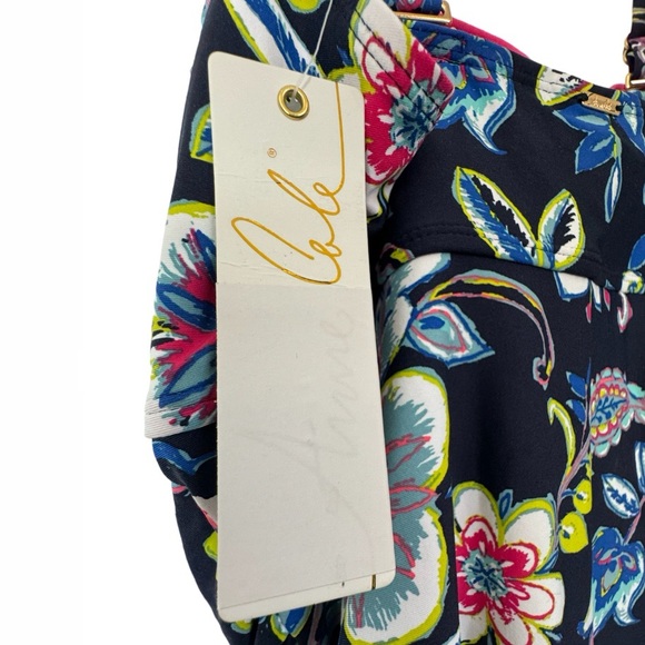 Ann Cole Twist Front Shirred Swimsuit Size 20W - Picture 15 of 16